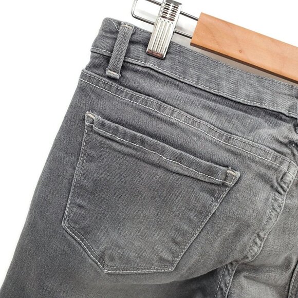 Aeropostale Womens Ashley Ultra Skinny Low Rise Jeans Size 5/6 Regular Gray - Picture 6 of 13